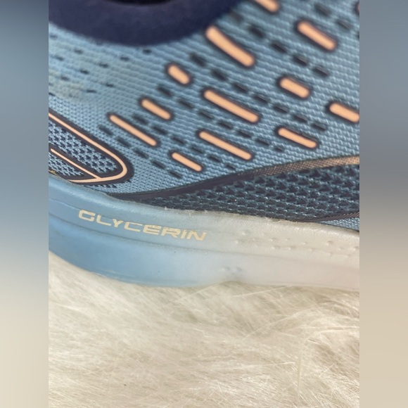 Brooks glycerin 20 Sky Blue Athletic running Shoes 9 - Picture 3 of 11